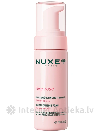 NUXE VERY ROSE kerge puhastusvaht, 150 ml | internetaptieka.lv