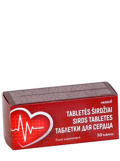 Südame pillid, 50 tk. | internetaptieka.lv