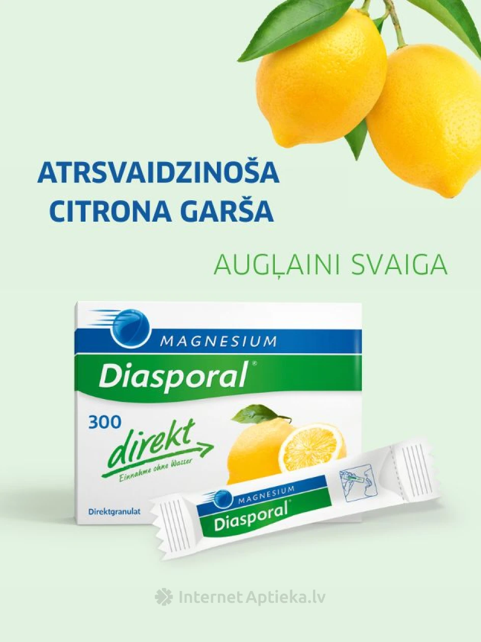 Magnesium-Diasporal 300 direkt graanulid, 20 pakki | internetaptieka.lv