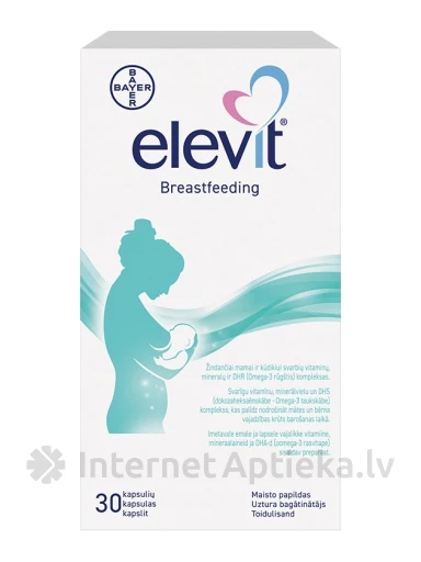 Elevit Breastfeeding, 30 kapsulas | internetaptieka.lv