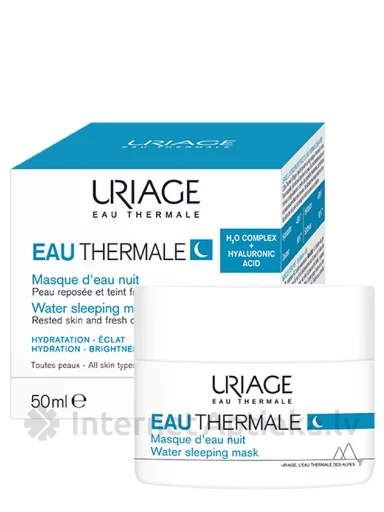 URIAGE EAU THERMALE Water Sleeping nakts maska, 50 ml | internetaptieka.lv