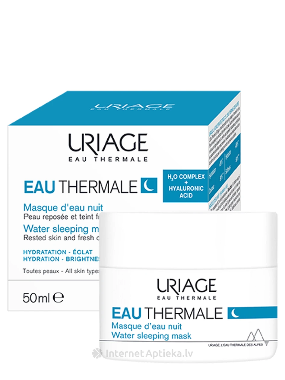 URIAGE EAU THERMALE Water Sleeping nakts maska, 50 ml | internetaptieka.lv