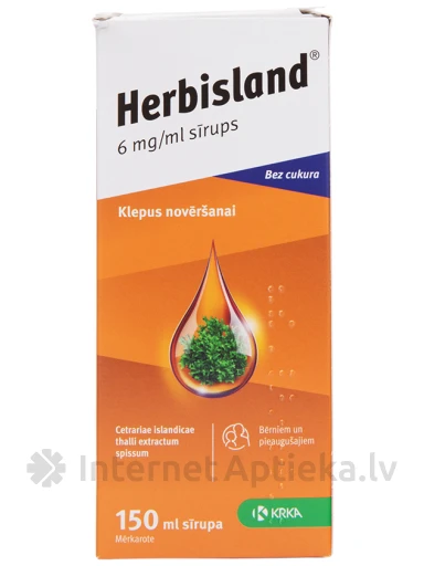 Herbisland sīrups, 150 ml | internetaptieka.lv