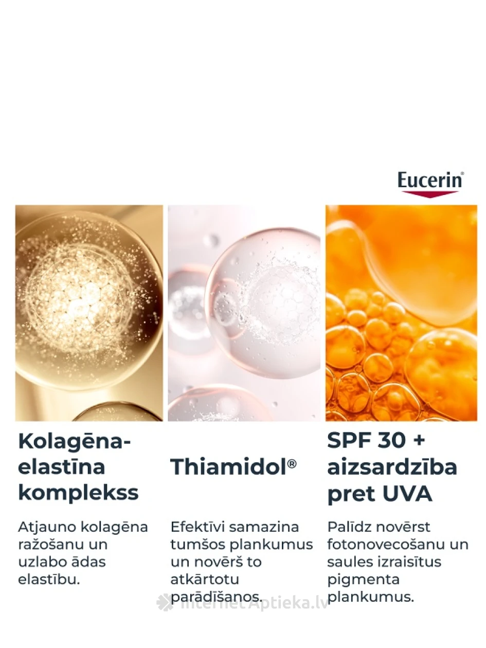 EUCERIN Hyaluron-Filler + Elasticity dienas krēms SPF15, 50 ml | internetaptieka.lv