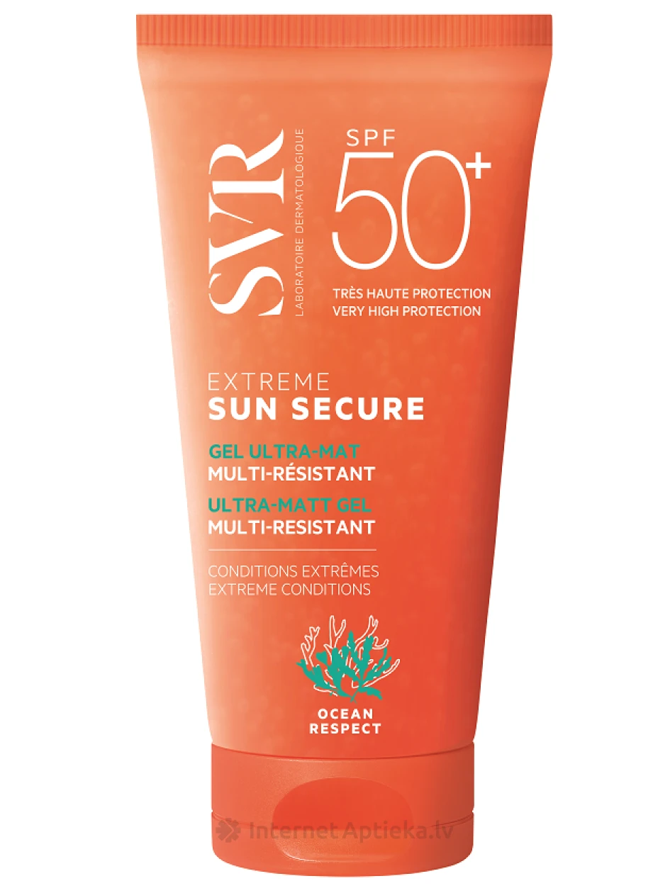SVR SUN SECURE EXTREME SPF50+ ультра солнцезащитный гель для лица, 50 мл | internetaptieka.lv