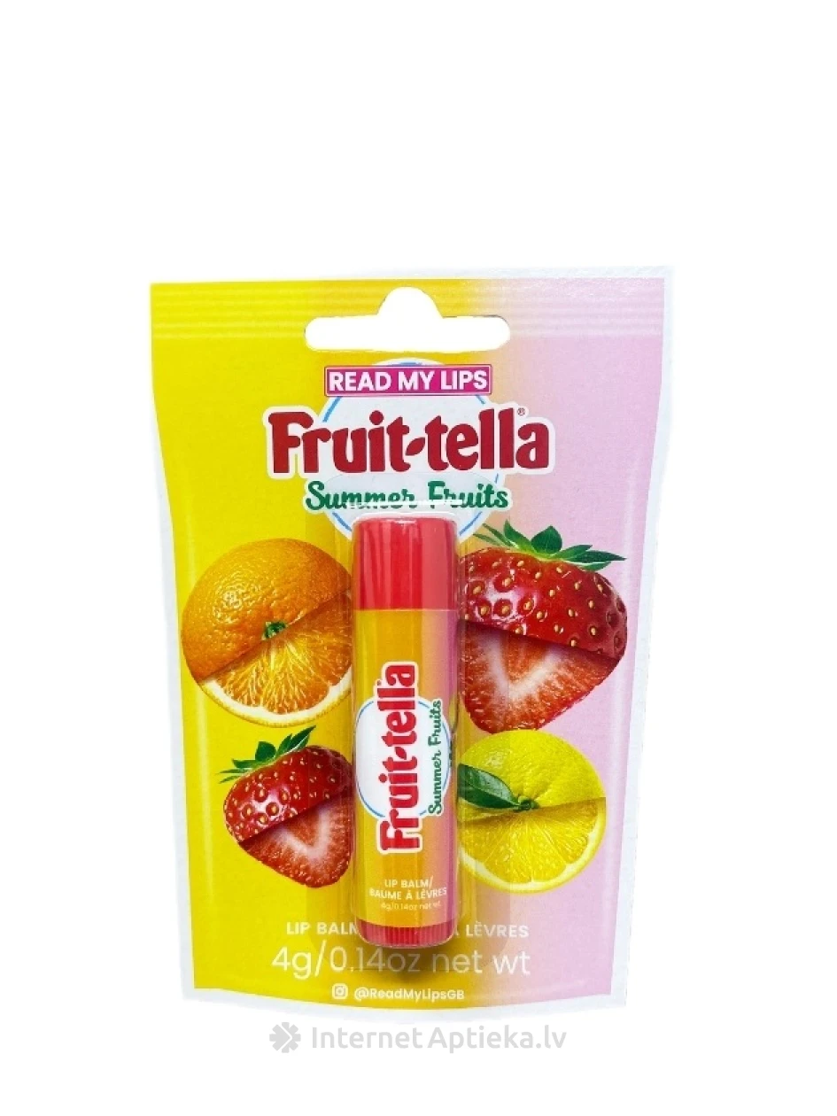 READ MY LIPS Fruit-Tella puuviljamaitseline huulepalsam, 4 g | internetaptieka.lv