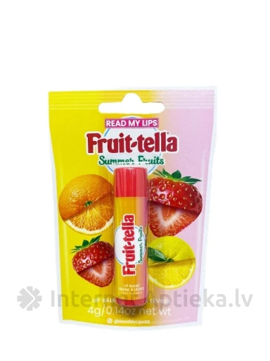 READ MY LIPS Fruit-Tella бальзам для губ со вкусом фруктов, 4 г | internetaptieka.lv