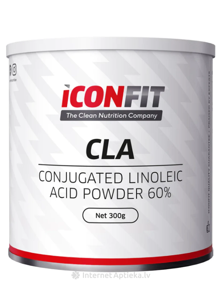 ICONFIT CLA Powder, 300 г | internetaptieka.lv