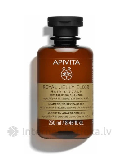 APIVITA ROYAL JELLY ELIXIR Šampūnas, 250 ml | internetaptieka.lv