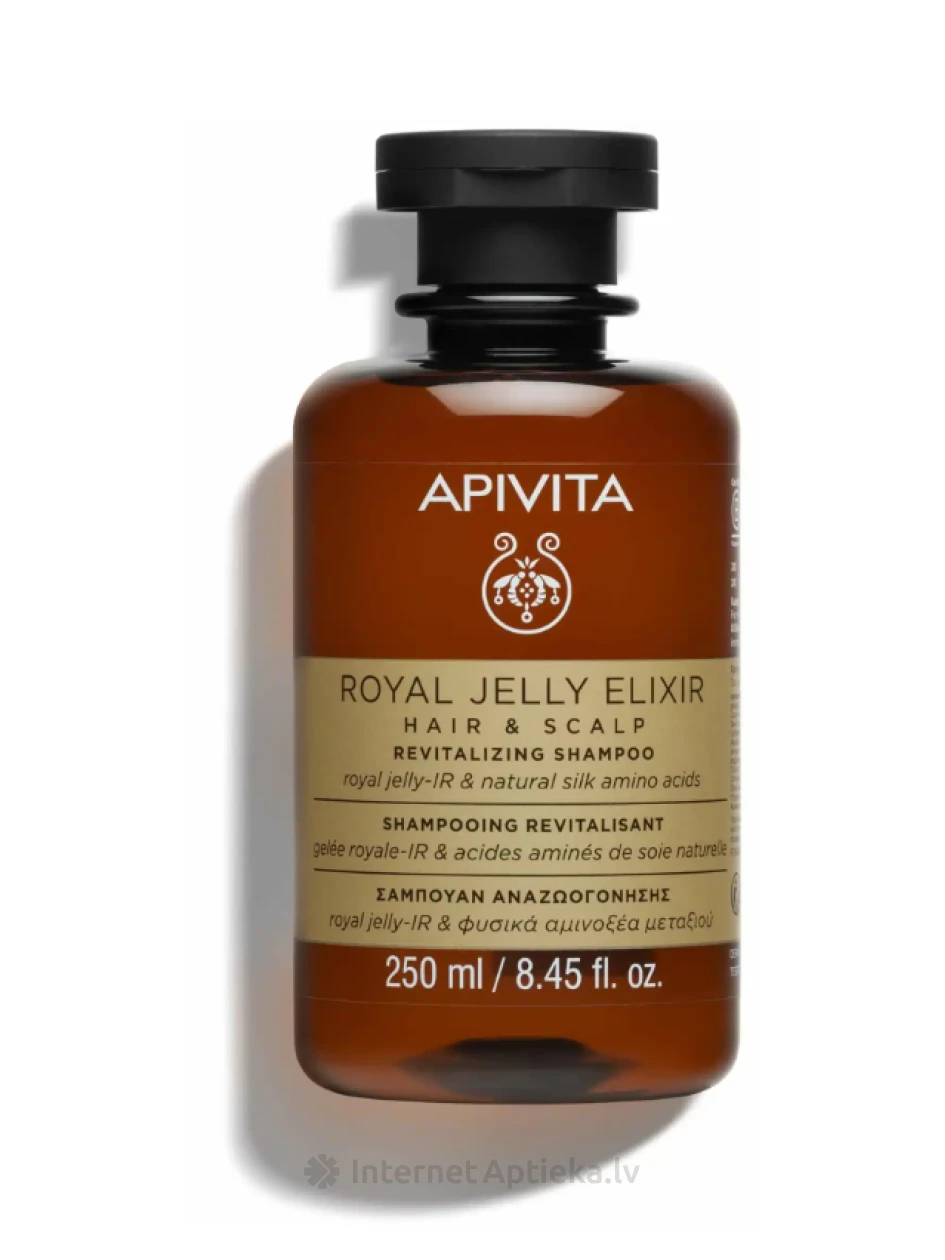 APIVITA ROYAL JELLY ELIXIR Šampoon, 250 ml | internetaptieka.lv