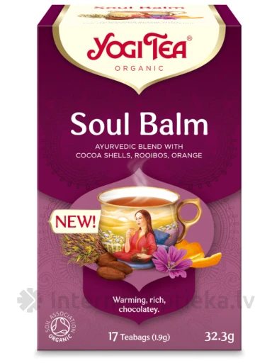 Yogi Tēja Soul Balm, 17 paciņas | internetaptieka.lv