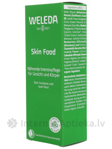 Weleda skin food krēms, 75 ml | internetaptieka.lv
