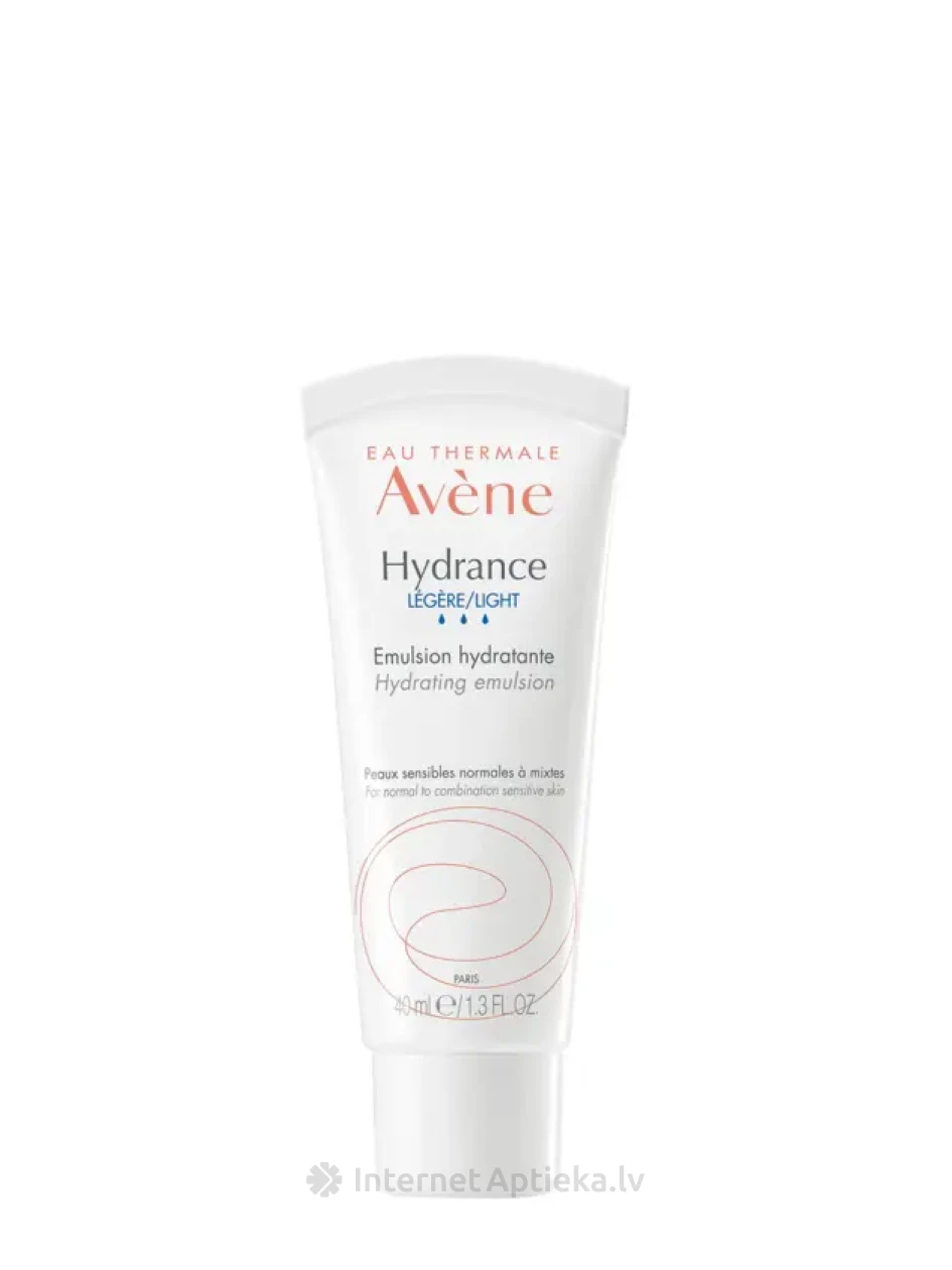 AVENE HYDRANCE LIGHT Mitrinošs krēms kombinētai ādai, 40 ml | internetaptieka.lv