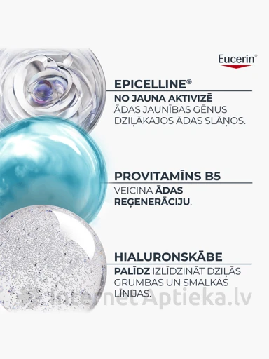 Eucerin Hyaluron-Filler + Longevity Epigenetic nakts krēms sejai ar Epicelline® un hialuronskābi, 50 ml | internetaptieka.lv