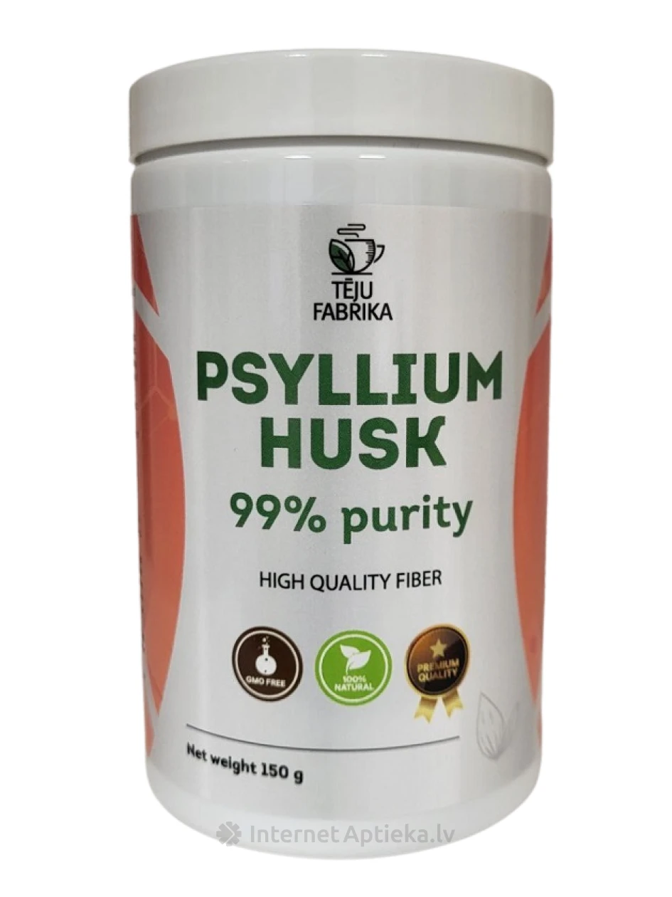 Psyllium HUSK ceļteka sēklu mizas pulveris, 150 g | internetaptieka.lv