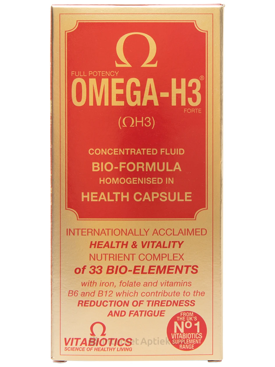 Vitabiotics Omega-H3, 30 капсул | internetaptieka.lv