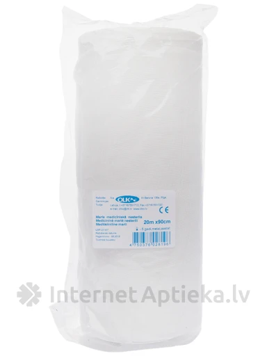 Olko Marli - mittesteriilne 20 m x 90 cm, 1 tk. | internetaptieka.lv