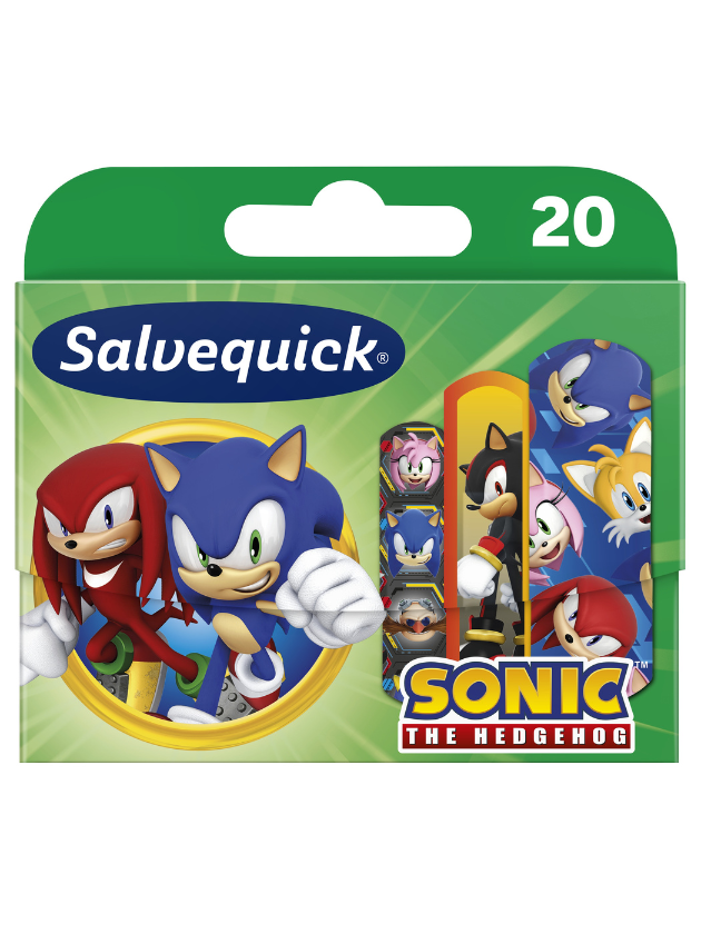 Salvequick Sonic plāksteru komplekts bērniem, 20