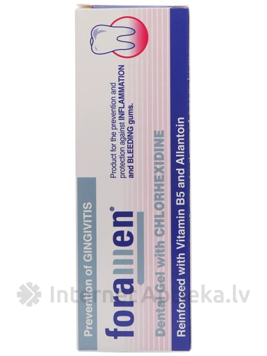 Foramen dentālais gels ar hlorheksidīnu 0,20%, 30 ml | internetaptieka.lv