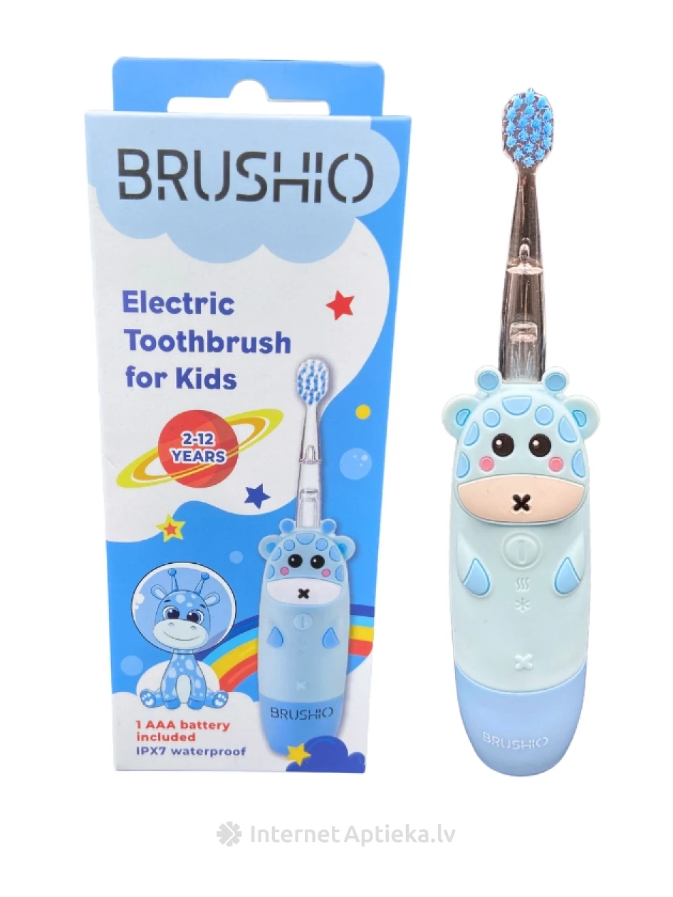 Brushio электрическая зубная щетка для детей | internetaptieka.lv