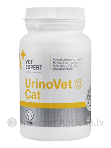 VetExpert Urinovet Cat 770 мг для кошек, 45 капсул | internetaptieka.lv