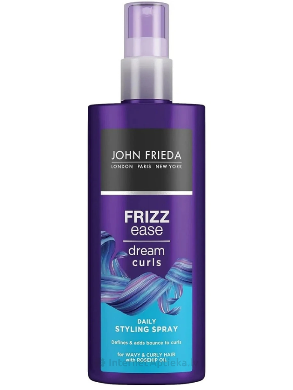 JOHN FRIEDA Frizz Ease Dream Curls ikdienas matu veidošanas sprejs, 200 ml | internetaptieka.lv