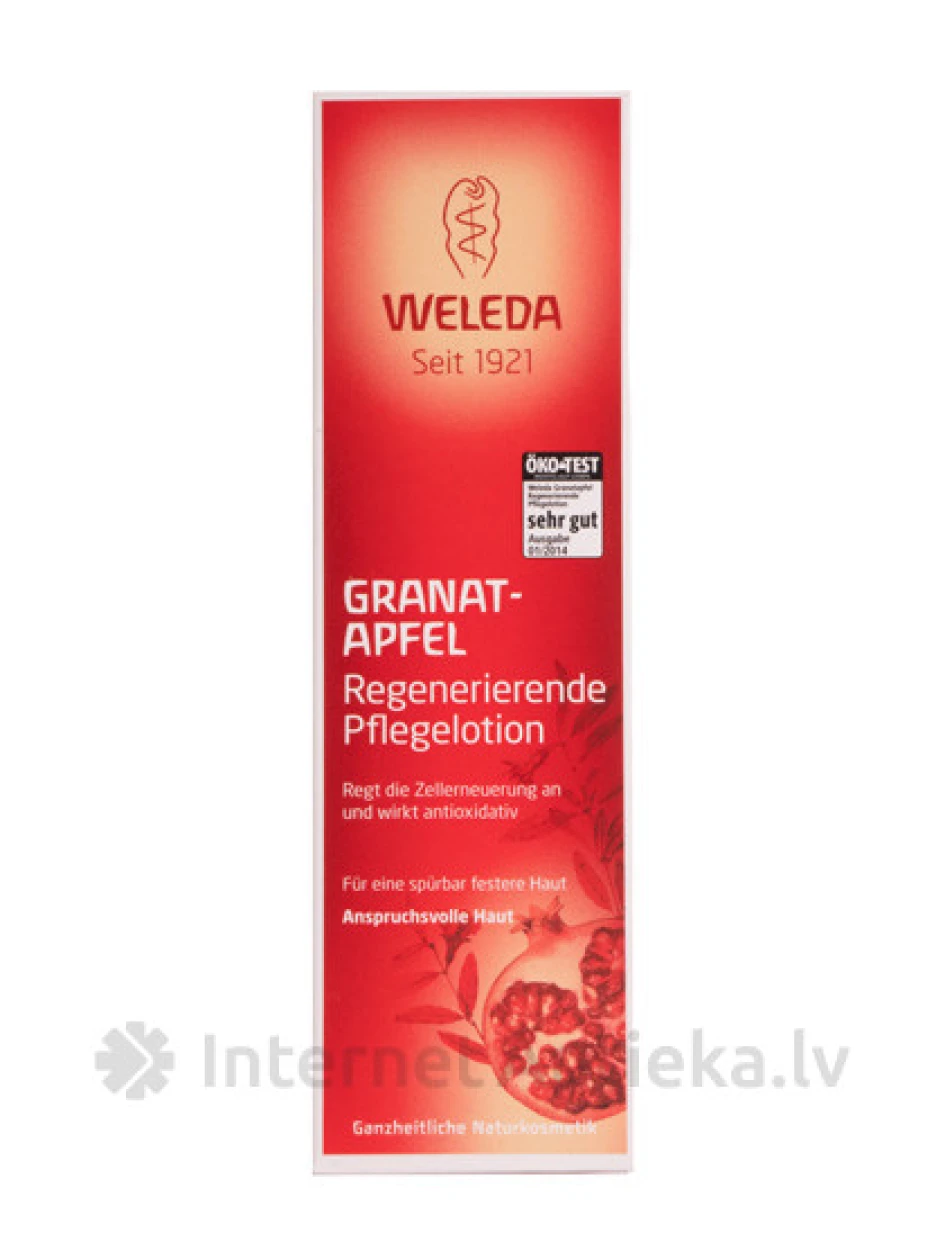 Восстанавливающее гранатовое молочко для тела Weleda, 200 мл | internetaptieka.lv