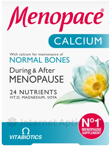 Menopace® CALCIUM tabletes, 60 gb. | internetaptieka.lv