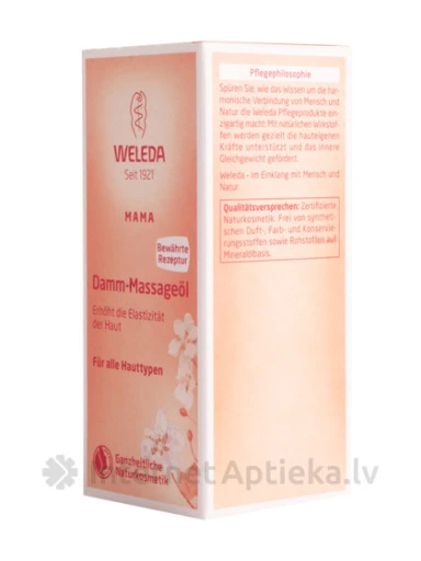 Weleda eļļa starpenes masāžai, 50 ml | internetaptieka.lv