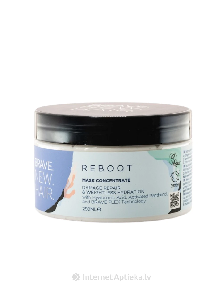 Brave.New.Hair. Reboot maska matu atjaunošanai, 250 ml | internetaptieka.lv