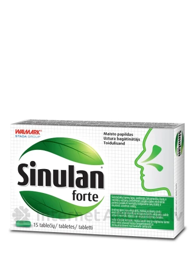 Sinulan® forte, 15 tabletid | internetaptieka.lv