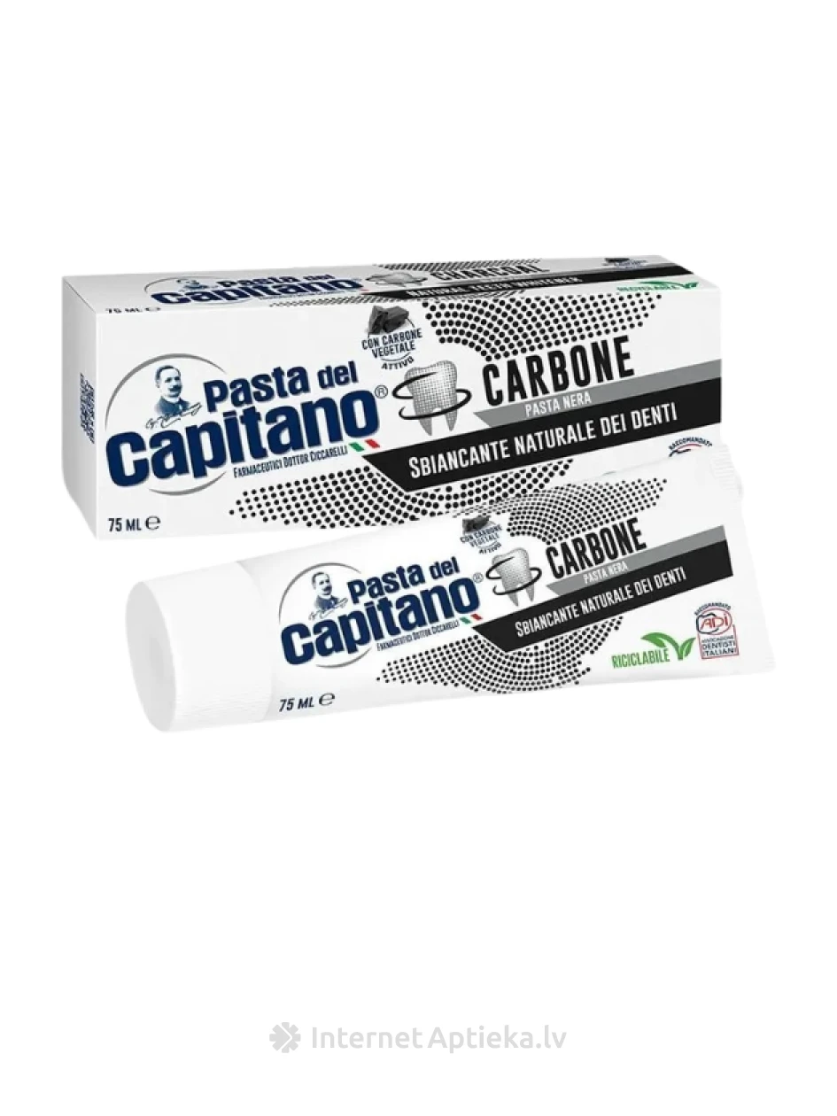 Pasta Del Capitano hambapasta aktiivsöega, 75 ml | internetaptieka.lv