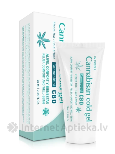 Lavigor Cannabisan Cold gels ar aukstuma efektu, 75 ml | internetaptieka.lv