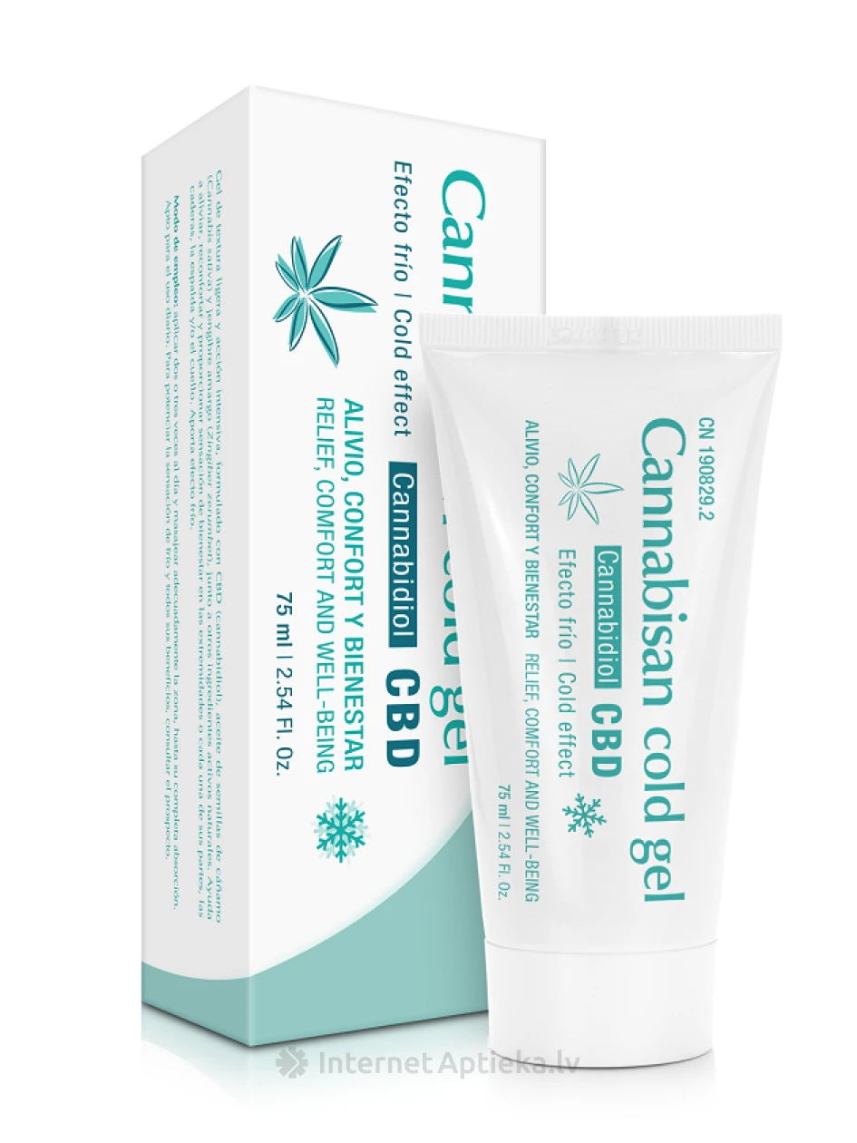 Lavigor Cannabisan Cold gels ar aukstuma efektu, 75 ml | internetaptieka.lv