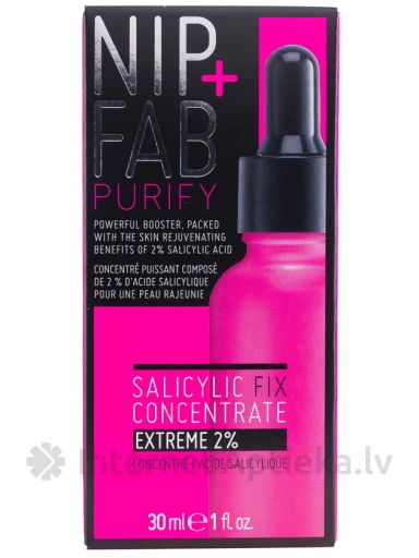 NIP+FAB Salicylic Fix сыворотка для лица 2% | internetaptieka.lv