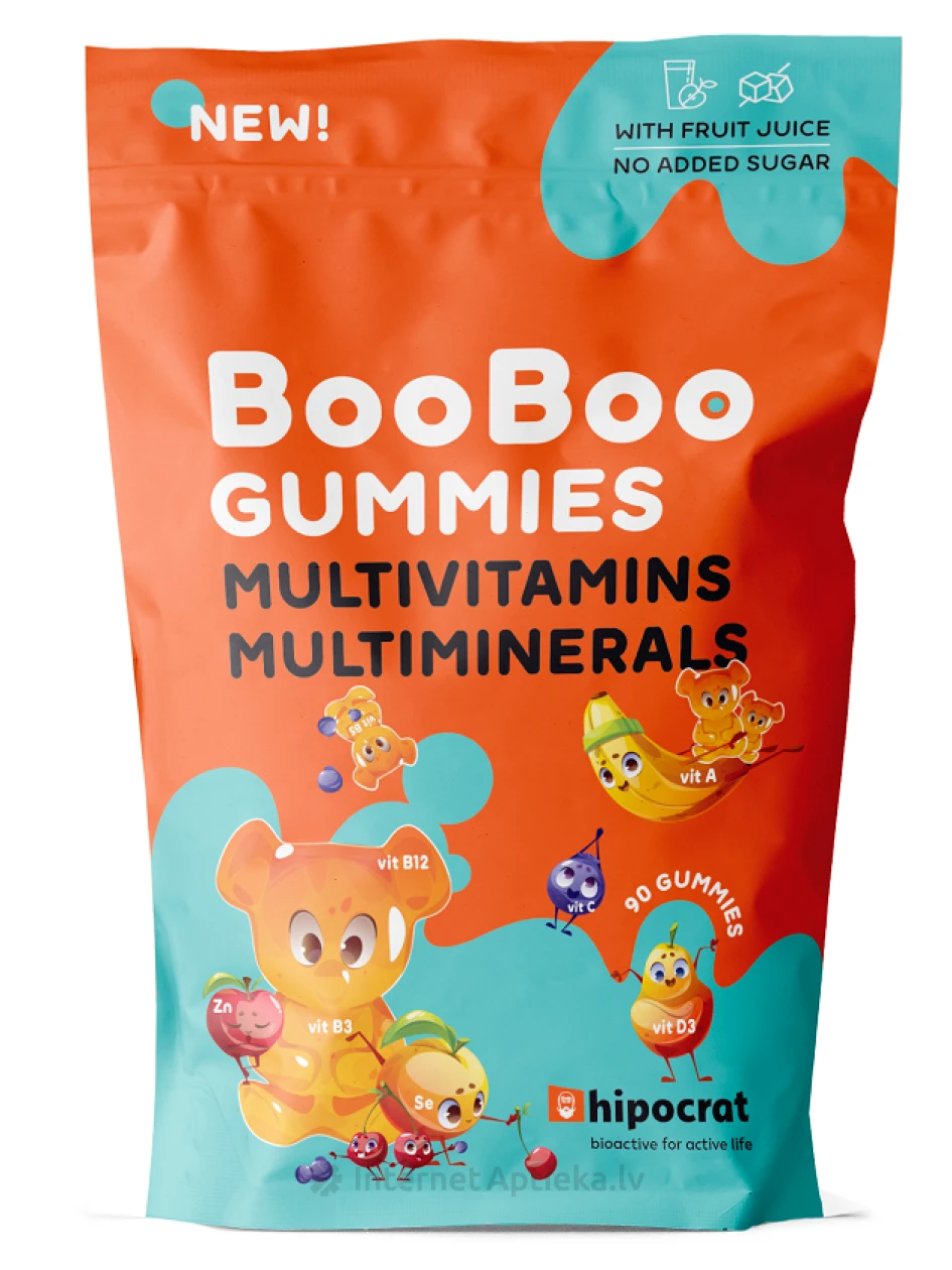 Biofarmacija BooBoo želee kommid, 90 tk. | internetaptieka.lv