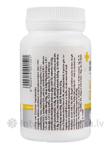 VetExpert Urinovet Cat Dilution для кошек, 45 капсул | internetaptieka.lv