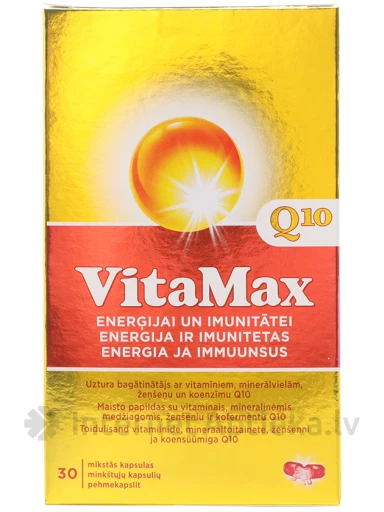 Vitamax Q10, 30 kapsulas | internetaptieka.lv