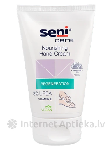 Seni Care kätekreem 3% uurea ja E-vitamiiniga, 100 ml | internetaptieka.lv