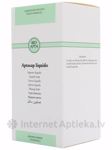 Bioapta Aptasap liquido šķidrās ziepes, 300 ml | internetaptieka.lv