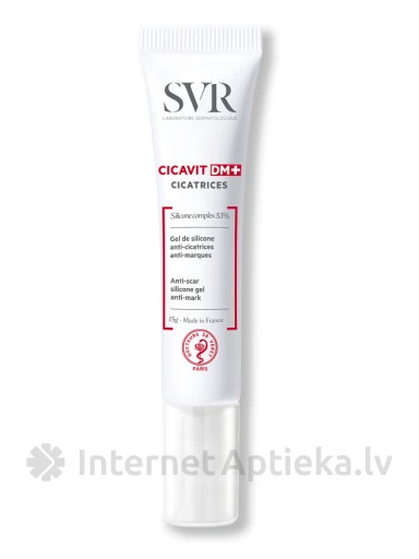 SVR CICAVIT DM+ CICATRICES rētu ārstēšanai paredzēta medicīniska ierīce, 15 g | internetaptieka.lv