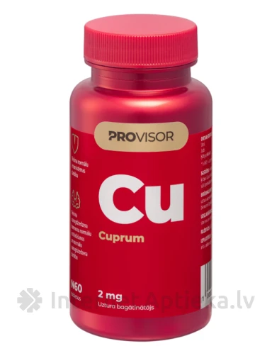 PROVISOR Vask (CU) 2000 mg, 60 tabletti | internetaptieka.lv