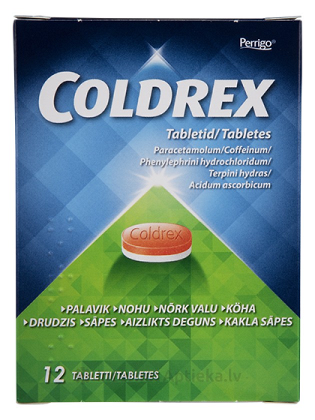 Coldrex, 12 tabletes - InternetAptieka.lv