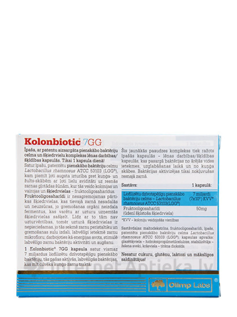Olimp Labs Kolonbiotic 7GG, 10 капсул | internetaptieka.lv