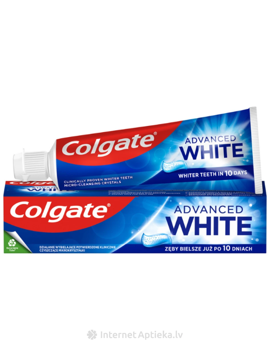 Colgate zobu pasta Advanced White, 75 ml | internetaptieka.lv