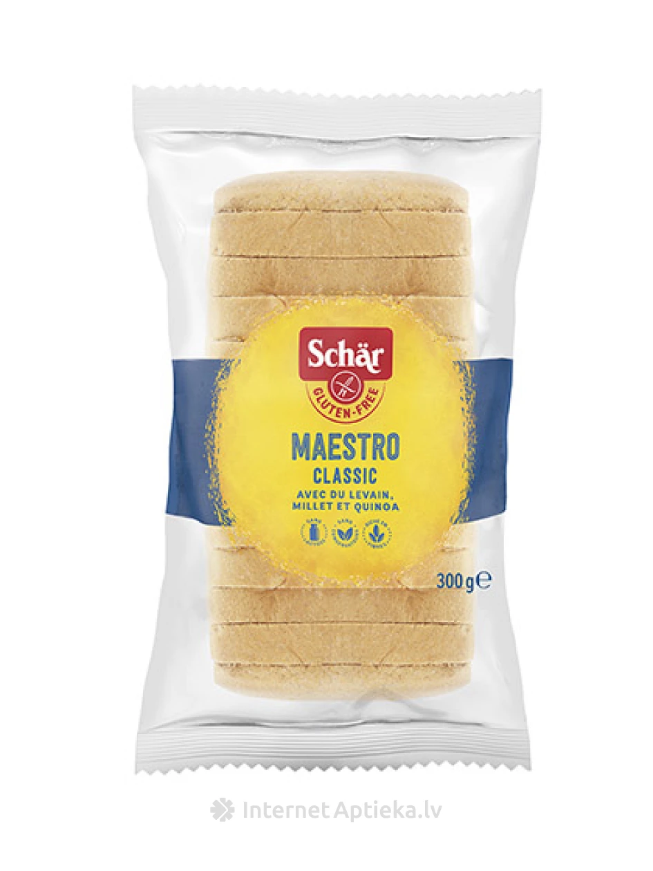 Schär Meisterbäckers безглютеновый хлеб, 300 г | internetaptieka.lv