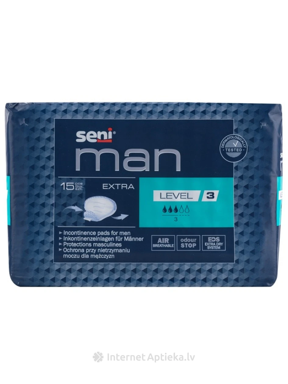 Seni Man Extra, level 3 ieliktņi, 15 gb. | internetaptieka.lv