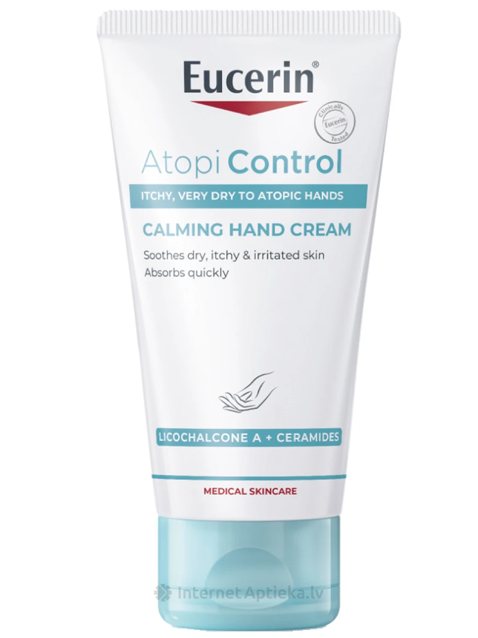 Eucerin Atopicontrol крем для рук, 75 мл | internetaptieka.lv