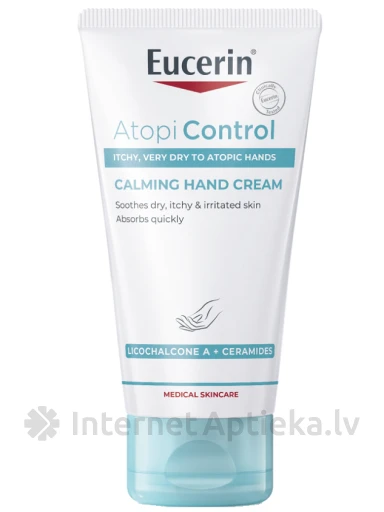 Eucerin AtopiControl kätekreem, 75 ml | internetaptieka.lv
