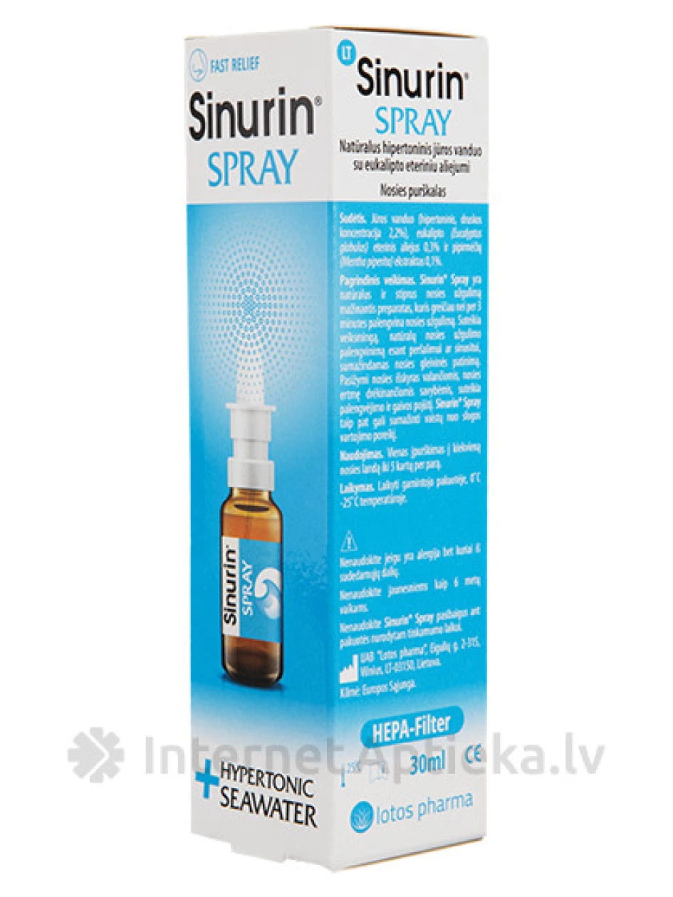 Sinurin ninasprei, 30 ml | internetaptieka.lv